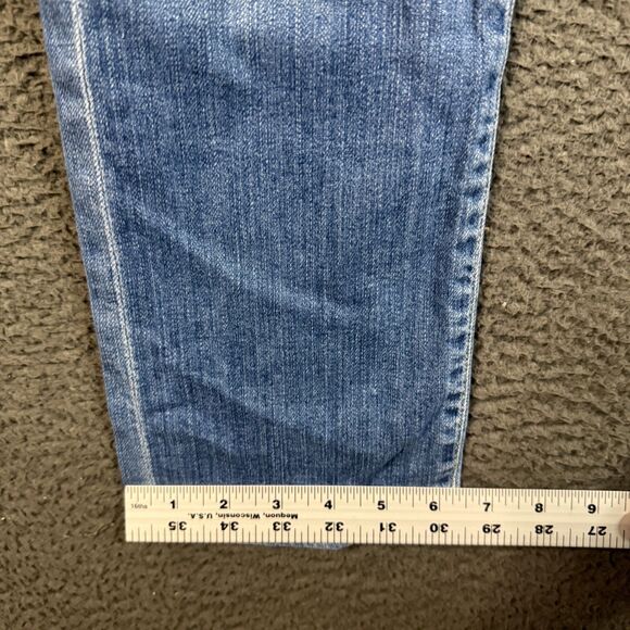 AG Adriano Goldschmied Jeans Mens 24R Blue Ex Boyfriend Crop Light Wash Denim - Picture 15 of 16